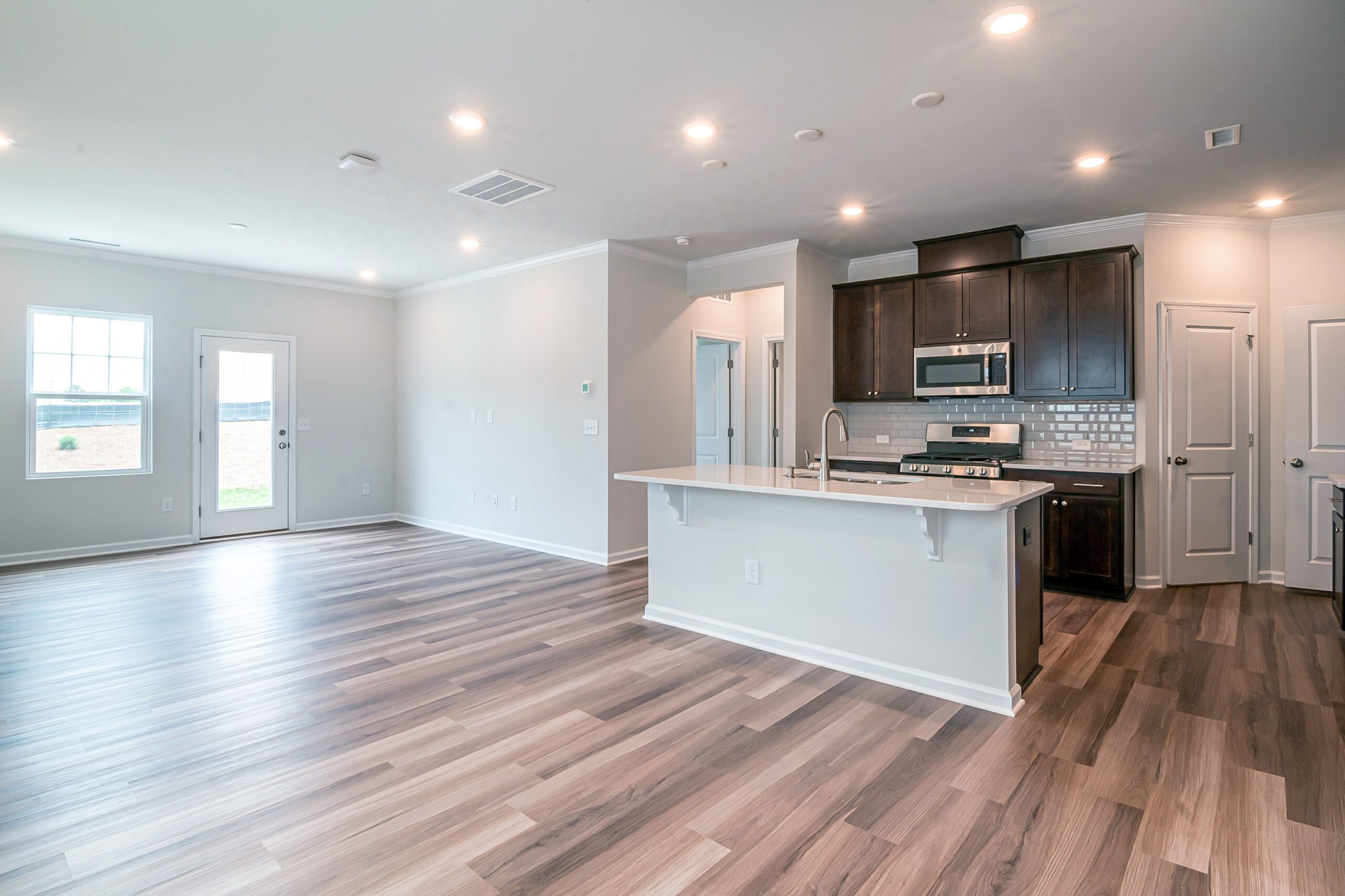 New construction homes in Wooster Ohio with modern interior layout
